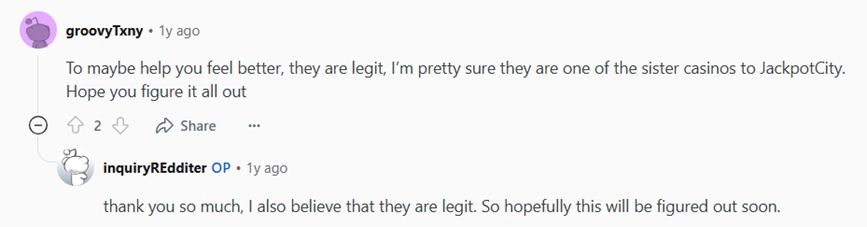 Groovy review screen